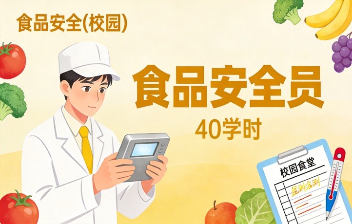 校园餐饮领域食品安全（食品安全员-40小时）